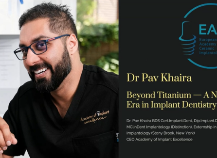 Dental Update Webinar: Beyond Titanium – A New Era in Implant Dentistry – Dr Pav Khaira (June 2026)